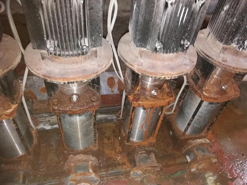 Υλικοτεχνικός εξοπλισμός/υποδομή Ποιότητα παρεχόμενων υπηρεσιών Αντικαθιστούμε τις αντλίες παροχής νερού στο νοσοκομείο, που τέθηκαν