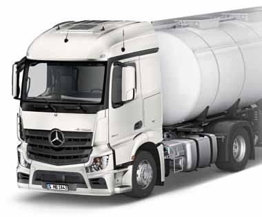 Κινητήρας. Οι τράκτορες Actros Loader εξοπλίζονται με κινητήρες Euro VI της κατηγορίας κυβισμού 7,7 l και με ισχύ από 235 kw (320 hp).