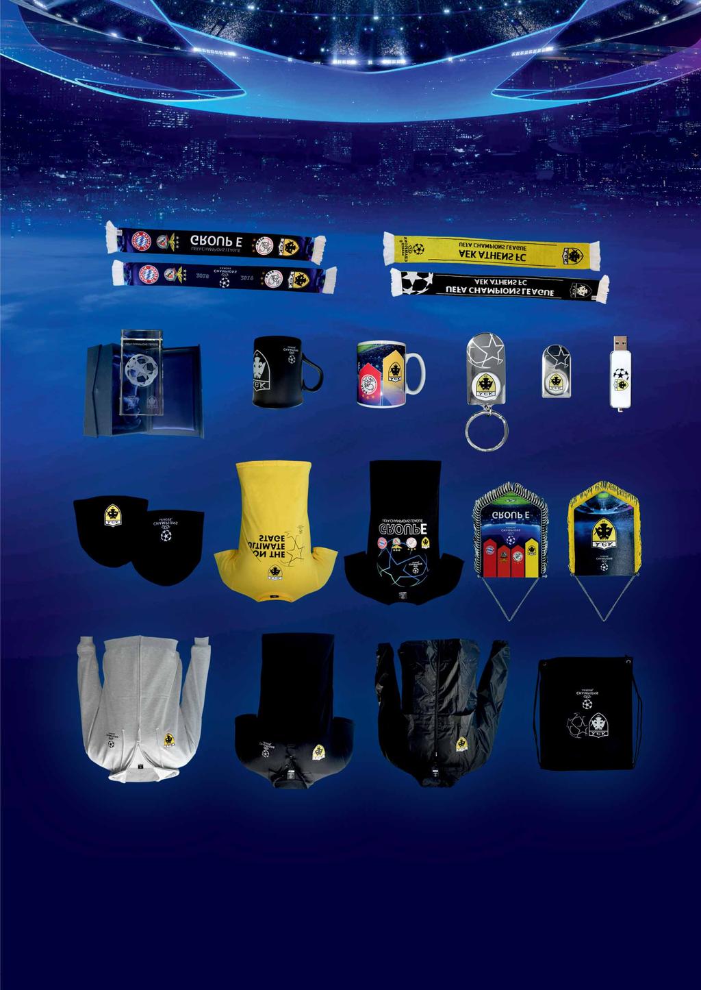 The official UEFA CHAMPIONS LEAGUE merchandise collection!