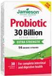 Probiotic 30 miliárd Balenie: 30 vegetariánskych cps. Zmes bakteriálnych kultúr 30 miliárd*, s obsahom 14 kmeňov, v ľahko prehĺtateľných vegetariánskych kapsulách.