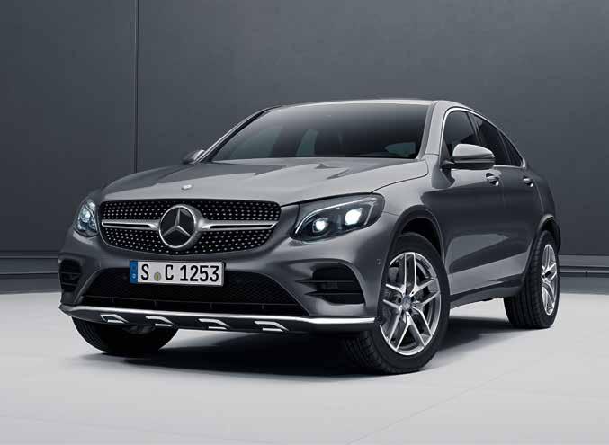 μπροστινές δαγκάνες με επιγραφή «Mercedes-Benz» Μάσκα ψυγείου diamond με στοιχεία χρωμίου και μία γρίλια 2 ΚΎΡΙΑ ΧΑΡΑΚΤΗΡΙΣΤΙΚΆ ΕΣΩΤΕΡΙΚΟΎ Καθίσματα 3 ή σπορ καθίσματα 2 με αποκλειστικό σχέδιο και