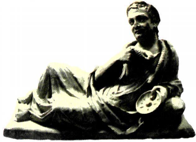 Σαρκοφάγος γυναίκας (1ος αι. π.χ.). Η κατασκευή και η διακόσμησή της είναι επηρεασμένη από την ετρουσκική παράδοση.