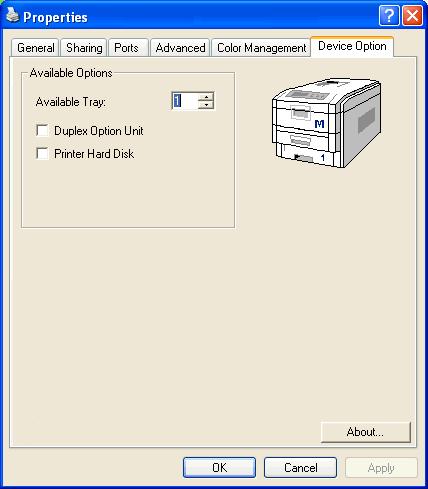 Προσαρµογή προγραµµάτων οδήγησης σε Windows Αφού εγκαταστήσετε την αναβάθµιση, ίσως χρειαστεί να ενηµερώσετε το πρόγραµµα οδήγησης εκτυπωτή στα Windows, ούτως ώστε τα πρόσθετα χαρακτηριστικά να