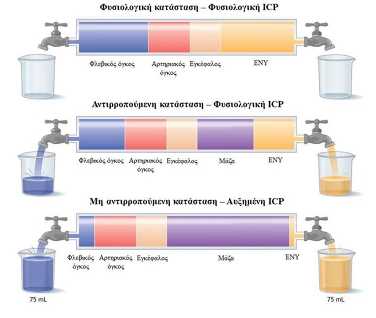 9 νισμοί αυτοί περιλαμβάνουν τη μεταβολή του όγκου του ΕΝΥ και του φλεβικού αίματος.