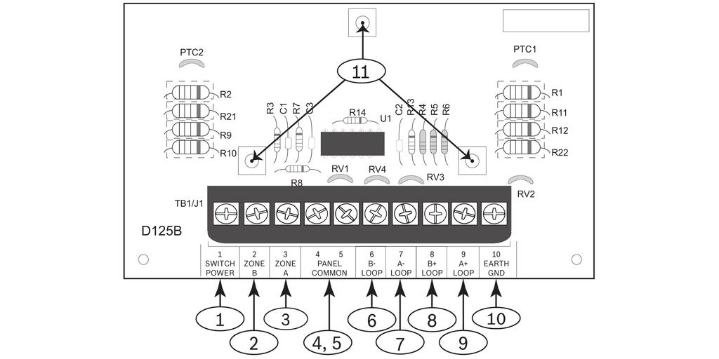 4 el Περιγραφή Powered loop interface 3 GV4 = D9412GV4, D7412GV4 και D7212GV4** 4 GV3 = D9412GV3, D7412GV3 και D7212GV3** 5 GV2 = D9412GV2, D7412GV2 και D7212GV2** 6 G = D9412G, D7412G και D7212G** *