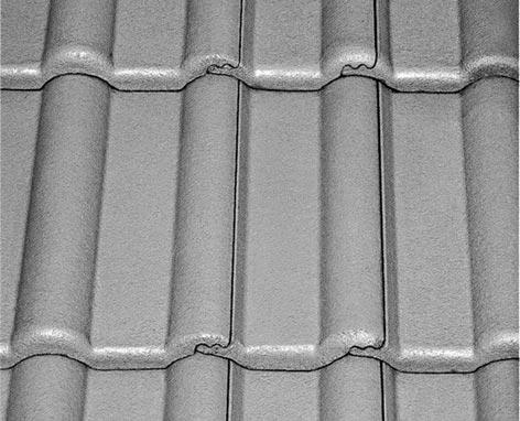 Polovičné škridly Pri sedlových strechách, ktoré budú ukladané s použitím krajných škridiel, potrebujeme pri určitých dĺžkach hrebeňa (deliteľnosť 15) polovičné škridly.