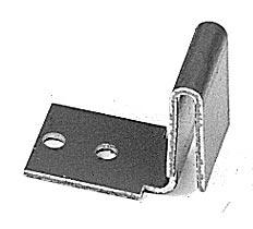 Príchytka hliníkového pásu úžľabia Materiál: Farby: Použitie: Spotreba: hliník s úpravou vypaľovaným lakom tehlovočervená pre všetky modely strešných škridiel cca 6 ks/1 ks hliníkového pásu úžľabia