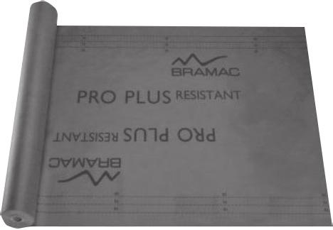 Bramac Pro Plus Resistant 140 difúzna fólia Difúzna fólia Bramac Pro Plus Resistant 140 je vhodná pre použitie u dvojplášťových aj trojplášťových striech.