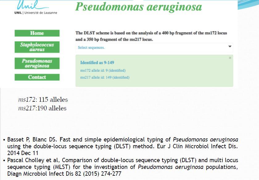 Double Locus Sequence Typing