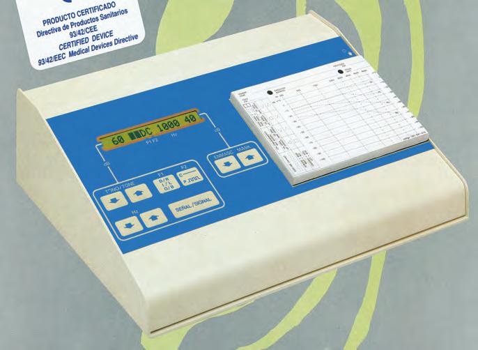 tonova Koštana provodljivost Koštana vibracija eakcija pacijenta LCD displej Kanali: jedan Maskiranje spoljnih tonova (samo kod modela 33612): Opseg nivoa = od 30 do 80 db SPL,Povećanje nivoa: 5 db