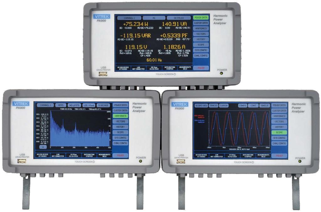 PA900 Precizni Multi-kanalni Harmonik Analizator električne energije Svetska klasa preciznosti i propusnog opsega Touchscreen kontrola jednostavna za