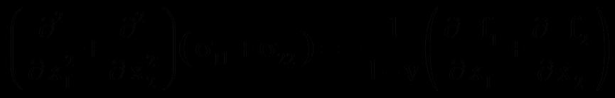 - Non-zero equation of compatibility (under plane strain assumption) ε ε ε 11 1 + = x x1 x1 x