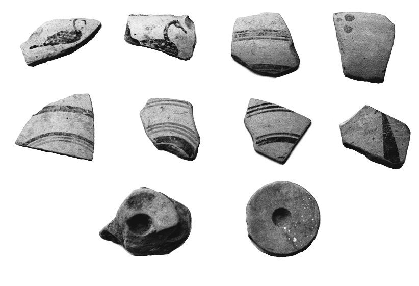 Archaic One-handled Mugs from Thasos Figure 10. Thasos, Artemision. Fragments of Ionian bird, rosette and à filets bowls. Figure 11. Thasos, Artemision. Fragments of Ionian A1 type cups.