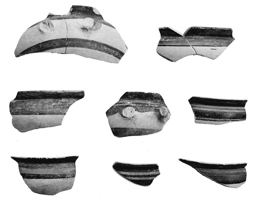 According to parallels drawn with pottery from Chios 23 and Samos, 24 the excavators of the Clazomenian necropolis at Abdera have recently attributed the origin of the one-handled