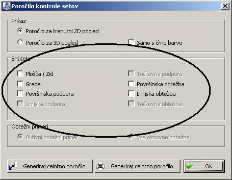 Iz tega razloga se v delu dialoga Prikaz nahaja tudi stikalo Samo s črno barvo, ki od programa lahko zahteva, da v grafičnih blokih vse sete prikazuje s črno barvo.
