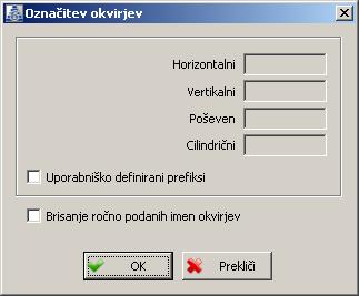 23 Prikazana oznaka H_1 predstavlja stari naziv izbranega okvirja, oziroma okvirjev, če so imeli enak naziv. Če je izbrano več okvirjev z različnimi imeni, se v ukazni liniji ne bo izpisalo ime.
