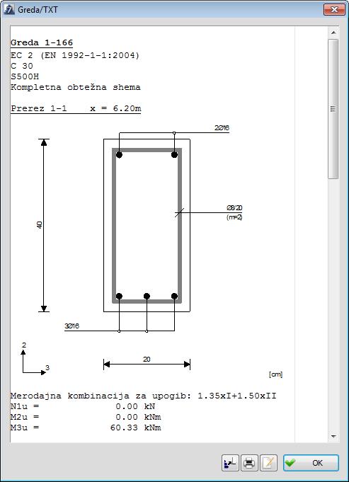 115 Široko poročilo Izključeno Široko poročilo Dodaj v poročilo Gumb pod 3D interakcijskim diagramom doda trenutno prikazan 3D interakcijski diagrama v poročilo, gumb pod 2D interakcijskim diagramom,
