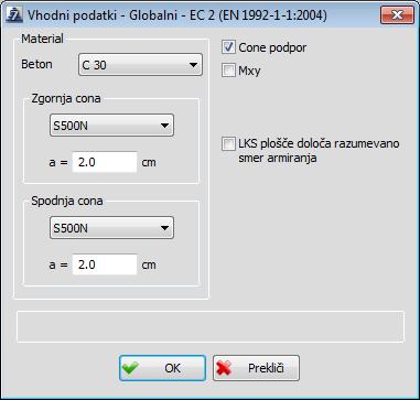 98 9.3 Dimenzioniranje plošč 9.3.1 