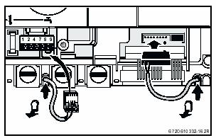 ogrevalnega sistema (230 V AC).