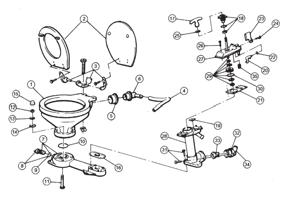 manualni toalet (1998-2007) rezervni dijelovi za manualni WC (1998-2007) kit kod naziv a It 0372904520 29045-2000 KIT ZA TOALET b It 0392904020 29040-2000 RUČNA PUMPA C It 0372909420 29094-2000