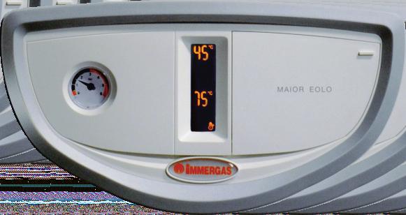 Gasni konvencionalni kotlovi Immergas - model MAIOR OPŠTE KARAKTERISTIKE Fasadni gasni kotao, kombinovani Dostupni u snagama grejanja 24, 28 i 32 Aqua Celeris patentovani sistem (odmah