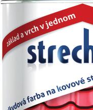 STRECHONA farba syntetická antikorózna 2 v 1 - polomatná je antikorózna alkydová polomatná až matná farba