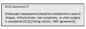 consensus of endoscopy in IBD.