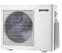 14 MULTI INVERTER ZUNANJE ENOTE Multiinverterske klimatske naprave Gorenje odlikuje visoko zmogljiva tehnologija, ki zagotavlja varčnost in optimalno delovanje aparata.