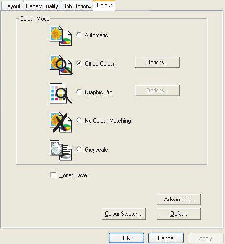 WINDOWS Αυτό εφαρµόζεται σε οδηγούς Windows PCL 5c, PCL 6 και PostScript. 1.