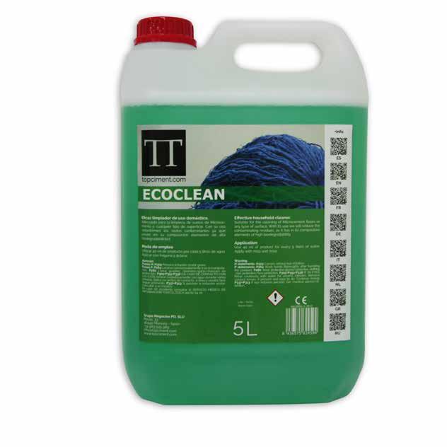 ECOCLEAN ECOCLEAN PRO Αποτελεσματικό καθαριστικό υψηλής συγκέντρωσης, κατάλληλο για τον καθαρισμό δαπέδων ή οποιασδήποτε επιφάνειας από
