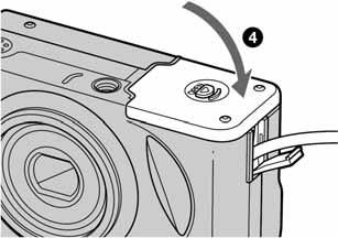 Navoj za tronožac (na dnu uređaja) Vijak tronošca mora biti kraći od 5,5 mm. U suprotnom ne možete sigurno pričvrstiti tronožac, a vijak može oštetiti fotoaparat.