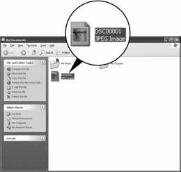 Ako ne koristite Windows XP, dvaput kliknite na [My Documents] na radnoj površini. 2 Dvaput kliknite na željenu slikovnu datoteku.