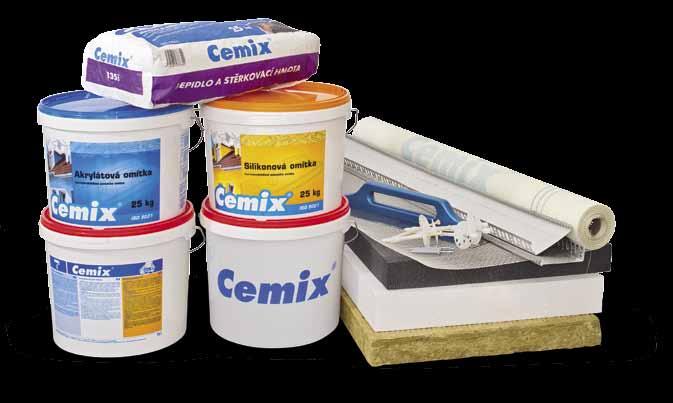 Cemix THERM COOL Systémy ETICS Cemix THERM, ktoré majú v názve COOL sú variantmi zatepľovacích systémov spoločnosti Cemix s izolantom z expandovaného penového polystyrénu alebo z minerálnych vlákien