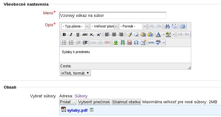 82 Zdroje Obr. 5.1: Vkladanie súborov 1.