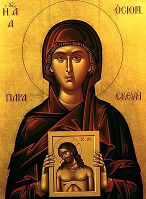 10 Life of the Saint ( July 26 ) Saint Paraskevi, who was from a certain village near Rome, was born to pious parents, Agatho and Politia.