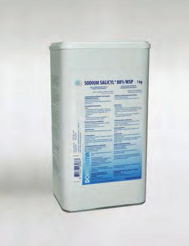 sodium salicyl 80% WSP 1 kg + 5k g DOPHARMA ΑΜΚ 36900/2-6-2010 Σύνθεση σε δραστικά συστατικά και άλλες ουσίες (ανά g) Δραστικό (ά) Έκδοχα Sodium