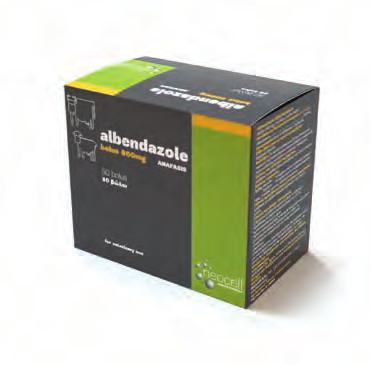 bolus 600 mg albendazole ANAFASIS ΑΜΚ 76135/30-9-2009 Σύνθεση σε δραστικά συστατικά και άλλες ουσίες (ανά