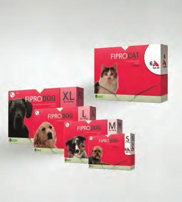 fiprocat - fiprodog Είδη ζώων για τα οποία προορίζεται Σκύλοι, γάτες.