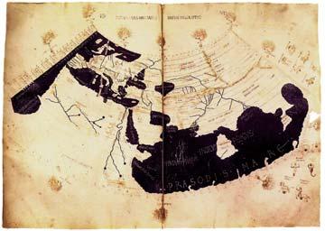 Στράβωνα, ο Ερατοσθένης ο Κυρηναίος περίγραψε χάρτη της οικουμένης με ορθογώνιο σύστημα αναφοράς από μεσημβρινούς και παραλλήλους.