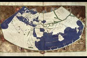 χερσόνησο και να φτάσουμε έως την Ινδία, διαπλέοντας τον Ατλαντικό Ωκεανό. Ο κόσμος του Πτολεμαίου (~150 π.χ.) όπως απεικονίζεται σε είναι ένα χάρτη του γνωστού κόσμου (απότον 2οαιώναμ.