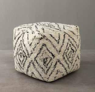 Poufs Gray Nude Kristian