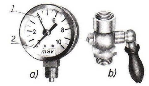 340. (1 BOD) Koji od nabrojenih uređaja je prikazan na slici: a) Burdonov manometar b) Bimetalni termometar c) Živin termometar d) Hidrometar e) Fonometar. 341.
