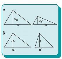 Διακρίνουμε τις περιπτώσεις Αν A>, στο ορθογώνιο τρίγωνο ΔΒΑ έχουμε ημα = υ β = γημα άρα το εμβαδό Ε του τριγώνου είναι: Ε = βυβ = β γημα Αν A >, πάλι από το ορθογώνιο τρίγωνο ΔΒΑ προκύπτει ότι:
