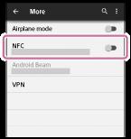 Σύνδεση με ένα άγγιγμα (NFC) με τηλέφωνο smartphone (Android 4.