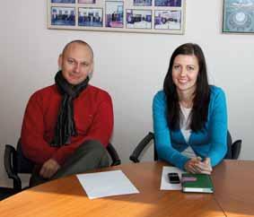 Hodnotenie roku 2011 Key account manager firmy Esa logistika, Martina Lomenová, navštívila spoločnosť Unipharma, kde sa stretla s referentkou nákupu Jukytou Hromádkovou.