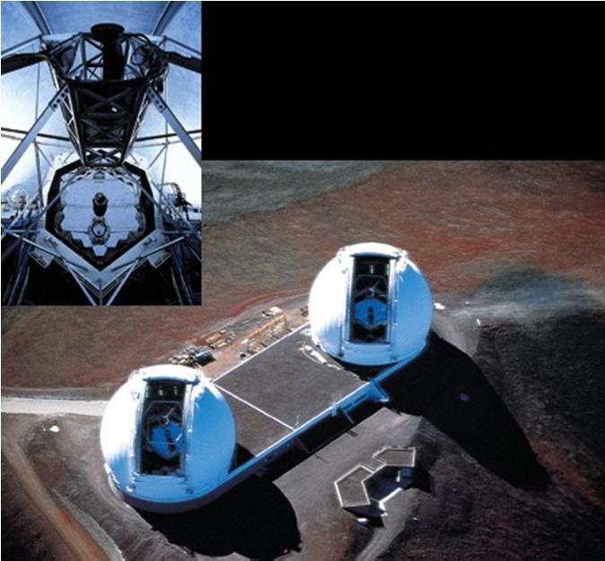 10m Keck teleskopai Havajai, Mauna Kea