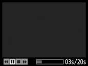 Επιλογές απεικόνισης: Το μενού απεικόνισης Stop-Motion Movie Προβολή αρχείων video που έχουν δημιουργηθεί με την επιλογή Stop-motion movie (A 141) από το μενού επεξεργασίας.