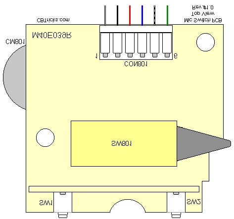 SS4900 MIC PCB Component Layout Top and Bottom REF. DESCRIPTION SPECIFICATION CODE NO. PCB-EM-27-UP/DOWN 28.3*14.2*1.