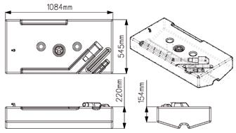 700 240 38mm 16mm SDE HPS0009 91 1084 545 220