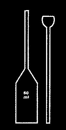 00 9,60 LABORATÓRNE SKLO 1) 2) 3) 4) Pyknometer cestný S nástavcom na zábrus 45/40